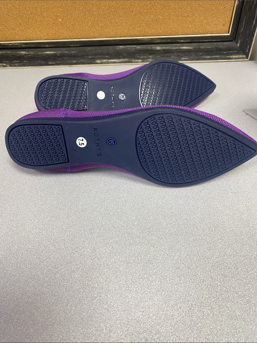 Rothy's Purple Pointed-Toe Flats-NEW - Picture 2 of 3